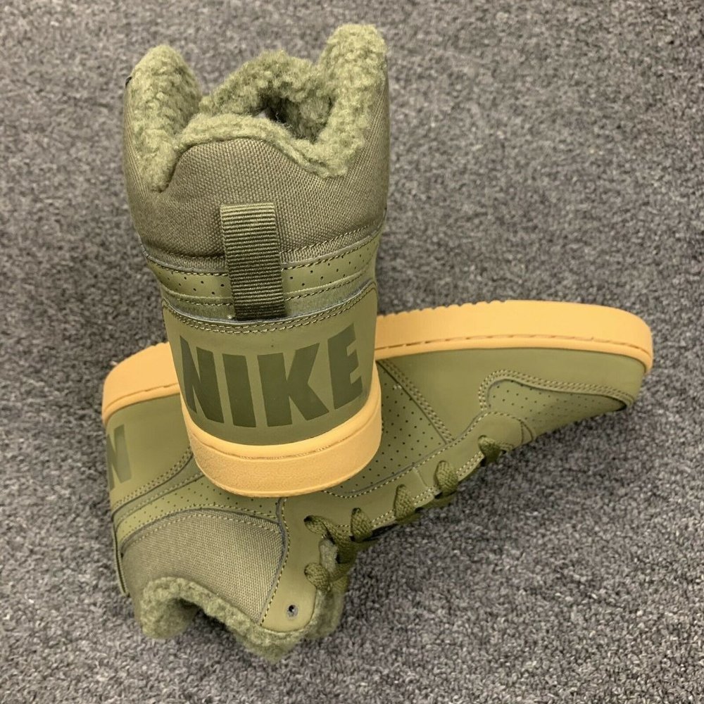 Nike Court Borough Mid Wntr AA3458-300 Olive - Picture 3 of 6